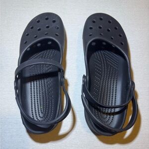 CROCS Black Sandals with Strap